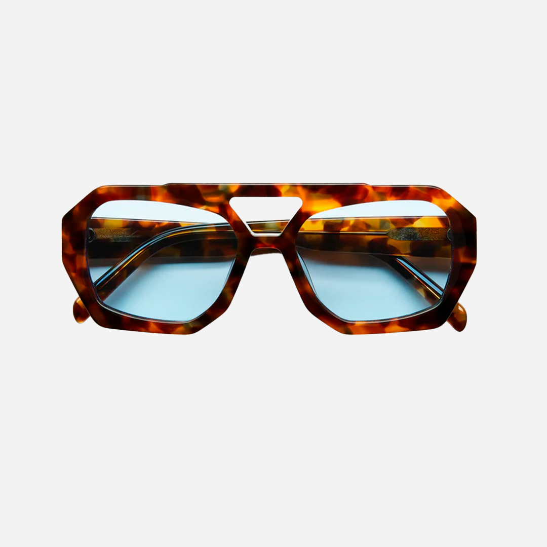 Santorini Sunglasses - Blue Tortoise