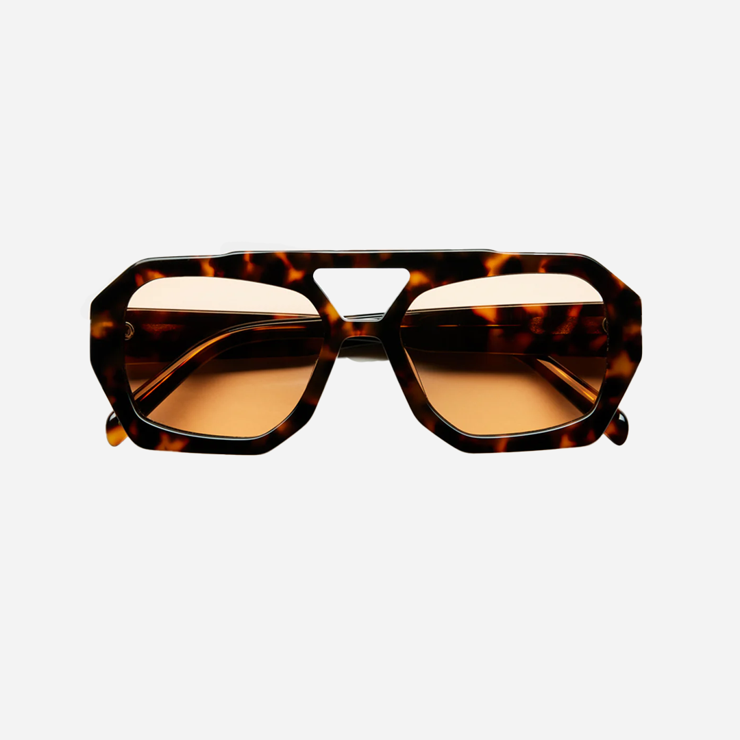 Santorini Sunglasses - Cinnamon/Tortoise