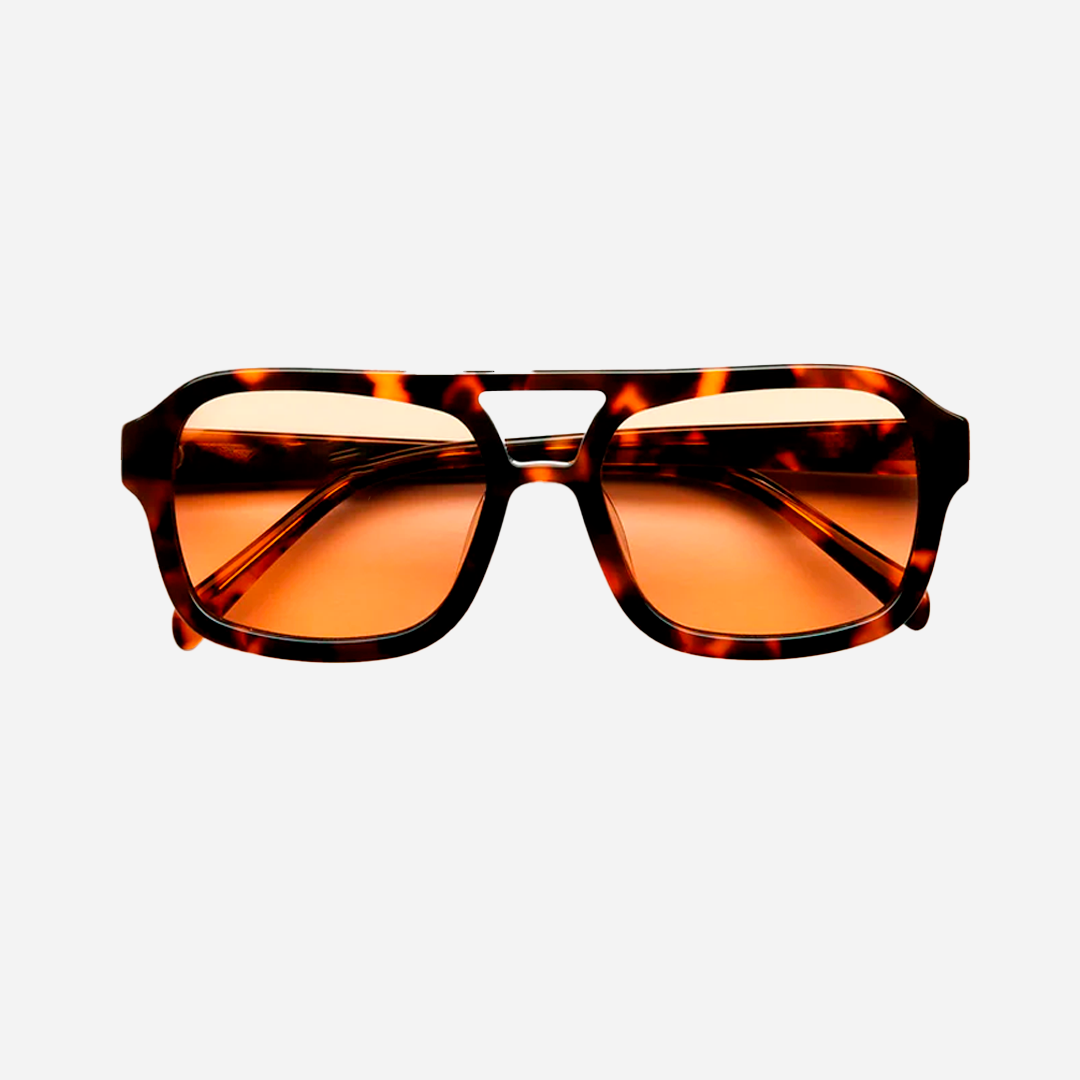 Monaco Sunglasses - Orange/Tortoise